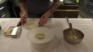 Herzig prepares a cheese dish at Amador’s Wirtshaus