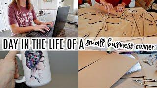 Day in the Life of a Small Business Owner | Etsy Studio Vlog