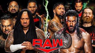 Team Roman Reigns Vs Team Solo Sikoa WWE Raw OG Bloodline Vs New Bloodline Tag Team Full Match