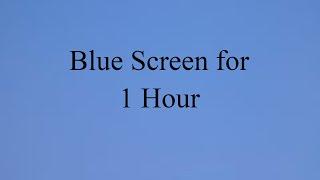 Blue Screen for 1 Hour