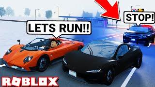 Police Caught Me Going 200mph in My New $3M Pagani! Ends Bad... (Roblox Greenville)