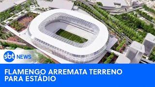 Flamengo arremata terreno do Gasômetro para construção de estádio | #SBTNewsnaTV (01/08/24)