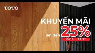 TDM.VN | Chương trình khuyến mãi thiết bị vệ sinh Toto mùa Đông cuối năm 2020 tại Showroom Tuấn Đức