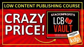 Our HUGE Two Week Long Sale On The Vault Has Started! | Low Content Book Publishing Course