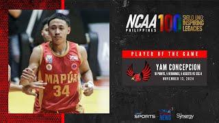 Player of the Game - Yam Concepcion vs San Sebastian | NCAA Season 100