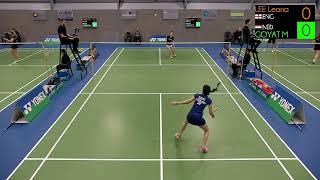 Leona Lee 󠁧󠁢󠁥󠁮󠁧󠁿 - Mahi Goyat , WS, Yonex Dutch Junior International 2023