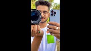 iPhone vs DSLR Camera Test  #TechOnTrend #Shorts