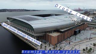 new bramley-moore development update with a crash with a seagull