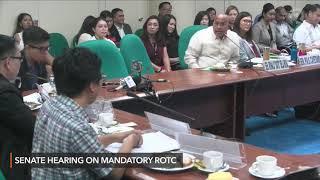 Bato Dela Rosa's heated exchange with a student leader at Senate ROTC hearing