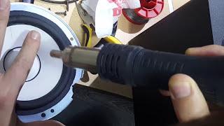 how to fix scratch woofer on yamaha hs50m