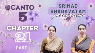 Srimad Bhagavatam Parayanam | Canto 5 | Chapter 21 | Part 1