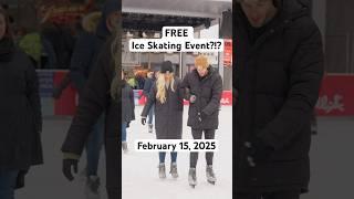 FREE Ice Skating Event in Downtown Cincinnati?!