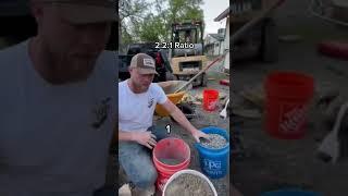 How to Make Concrete Mix #shorts