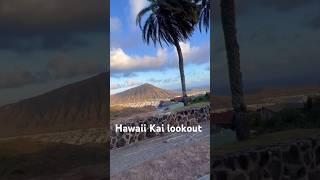 Only in Hawaii Kai neighborhood what a perfect view! #hawaii #oahu #views #lookout