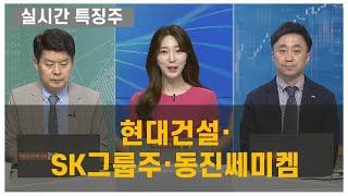 [실시간 특징주] 현대건설·SK그룹주·동진쎄미켐 김민수 레몬리서치 대표 , 이상엽 레몬리서치 이사