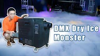 H-D6000 DMX Dry Ice Machine / Review with DMX Low Dry Ice Machine