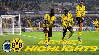 Gittens-Doppelpack und Guirassy-Premiere | Highlights Brügge – BVB 0:3 | UEFA Champions League