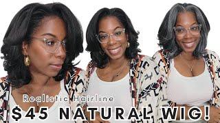 $45 Realistic Synthetic Wig NEW Sensationnel Curls Kinks & Co KINKY BLOWOUT 2 Colors Natural Edges