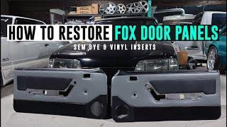 Restoring Door Panels, SEM Dye & Recovering Inserts w/ Vinyl - TIPS05E21