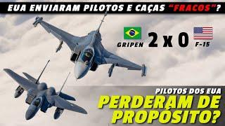 CRUZEX: Pilotos dos F-15 deixaram o GRIPEN vencer? EUA enviaram pilotos "fracos"? ESCLARECIMENTOS