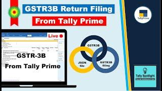 How to File GSTR3B from Tally Prime | GSTR3B Monthly Return Filing Procedures in Detail