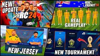 Real Cricket 24 new Update 2.3 - New Jersey & New Tournament, Logo | Ultra Gameplay review