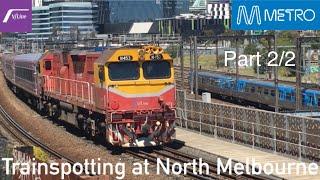 Trainspotting at North Melbourne (Part 2/2)