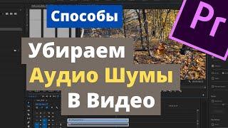 Как убрать Аудио Шумы в видео в Adobe Premiere Pro