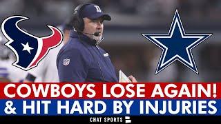 Cowboys BLOWN OUT By Texans + Suffer MULTIPLE Injuries With Tyler Smith, Zack Martin & Tyler Guyton