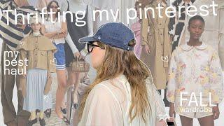 thrift with me for my FALL 2023 pinterest inspo (my very best haul !!!! srsly)