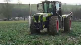 CLAAS XERION with Electrohydraulic Rear Axle Steering System from MOBIL ELEKTRONIK