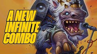 Dog Finally Pulls Off The Ridiculous Infinite Rhino Combo | Dogdog Hearthstone Battlegrounds