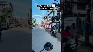 Gali Number 14 ke pass se Gujar rha hu #silchar  #assam #travelvlog #vlogger