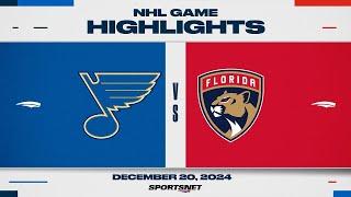 NHL Highlights | Blues vs. Panthers - December 20, 2024