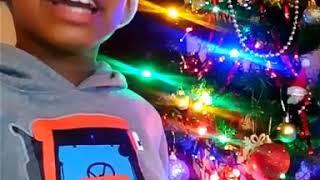 Mein Sohn wuenscht frohe Weihnachten