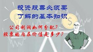 投资股票必须了解的基本知识：公司利润如何分配？股票的内在价值是多少？