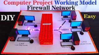 computer project working model - firewall network project - science exhibition - diy | howtofunda