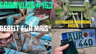 Farmvlog#153 / Mengele sf300 / noch mal spontan Heu pressen/ Arion 440 darf wieder auf die Straße