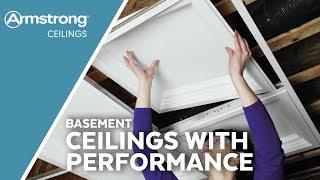 Basement Ceilings with Performance |  Armstrong Ceilings for the Home