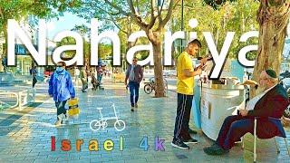 Cycling Nahariya, Virtual Tour | Israel 4k