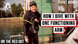 Diver with One Good Arm: Capturing Photos for Conservation | On The Red Dot - Secret Heroes