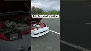 Nothing will get your project done faster than driving it every day #240sx #s13 #cartok