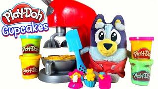 Learn to Make PLAY DOH Cupcakes with Baby Bluey