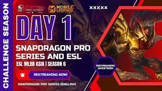 WATCH PARTY‼️ [ENG] AP Mobile Legends: Bang Bang | Snapdragon Mobile Challenge Season | S6 Day 1