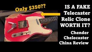 Is A Fake Custom Shop Tele Relic Clone Worth It? China Knockoff Fender Guitar Review. Lawsuit Tele?