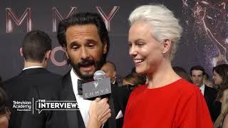 Rodrigo Santoro and Ingrid Bolso Berdal on what they like about Westworld - 2017 Primetime Emmys