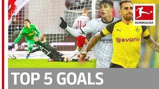 Top 5 Goals on Matchday 13 -  Alcacer, Werner, Havertz & More