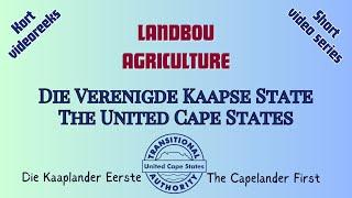 Landbou in die VKS / Agriculture in the UCS