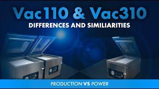 JVR Vac110 & JVR Vac310 Comparison | JVR Industries' Chamber Vacuum Sealers