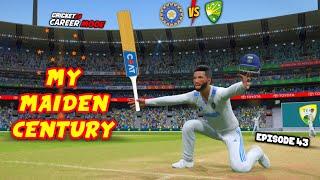 MY MAIDEN CENTURY FOR INDIA